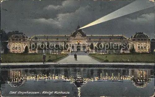 Bad Oeynhausen Koenigliches Kurhaus Nachtaufnahme Kat. Bad Oeynhausen