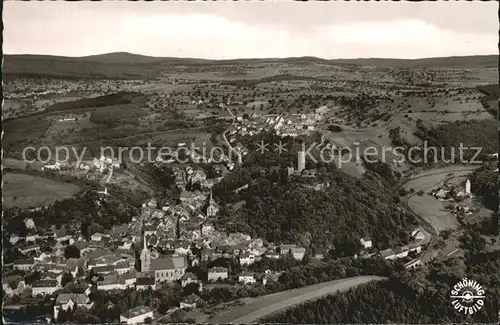 Stromberg Hunsrueck Fliegeraufnahme Kat. Stromberg