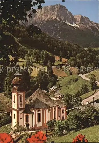 Maria Gern Panorama mit Kirche Kat. Berchtesgaden