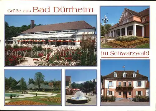 Bad Duerrheim Kurpark Kurhaus Brunnen  Kat. Bad Duerrheim