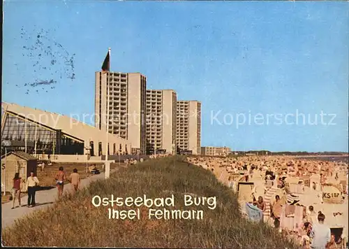 Burg Fehmarn Strand  Kat. Fehmarn