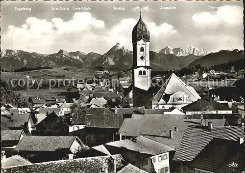 Nesselwang Saeuling Zugspitze Kat. Nesselwang