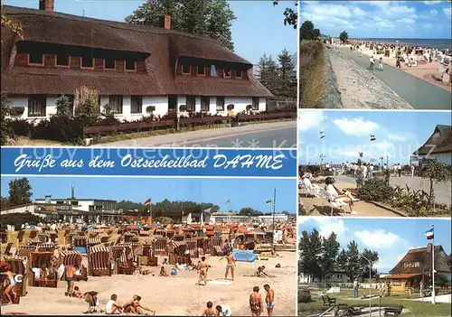 Dahme Ostseebad Reethaus Strand Minigolf Kat. Dahme