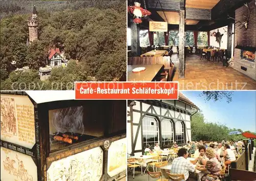Wiesbaden Cafe Restaurant Schlaeferkopf Kat. Wiesbaden