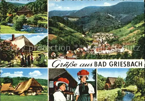 Bad Griesbach Schwarzwald  Tracht Fliegeraufnahme Kat. Bad Peterstal Griesbach