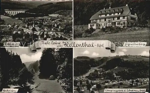 Hellenthal Eifel Jugendherberge Campingplatz Teilansicht  Kat. Hellenthal