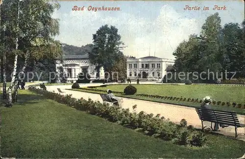 Bad Oeynhausen Partie im Park Kat. Bad Oeynhausen