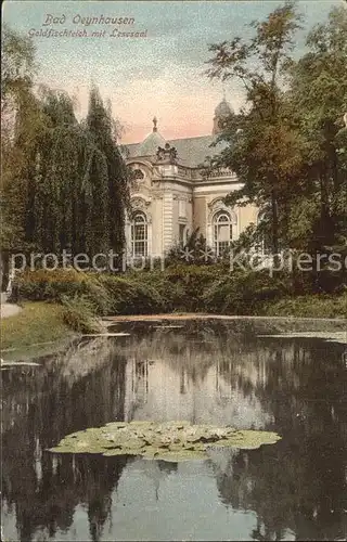 Bad Oeynhausen Goldfischteich Lesesaal Kat. Bad Oeynhausen