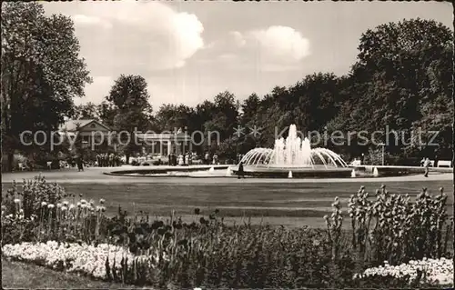 Bad Oeynhausen Leuchtfontaene Wandelhalle Kurpark Kat. Bad Oeynhausen