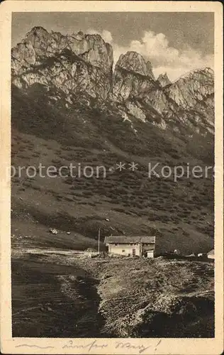 Kampenwand Chiemgau Unterkunftshaus Gipfel Steinlingalm Kat. Aschau i.Chiemgau