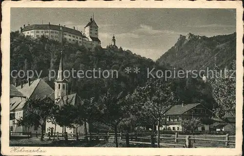 Hohenaschau Chiemgau Schloss Zeller Wand Kat. Aschau i.Chiemgau