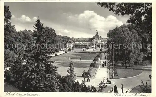 Bad Oeynhausen Blick zum Kurhaus Kat. Bad Oeynhausen