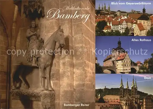 Bamberg Reiter Dom Rathaus Kat. Bamberg