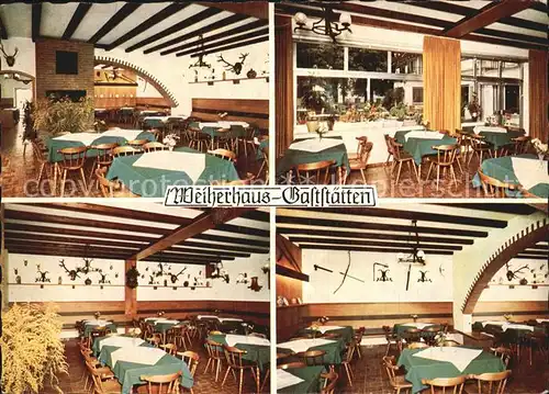 Buxheim Oberbayern Weiherhaus Restaurant Kat. Buxheim