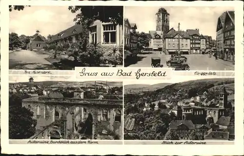 Bad Hersfeld Kurpark Ruine Linggplatz Kat. Bad Hersfeld