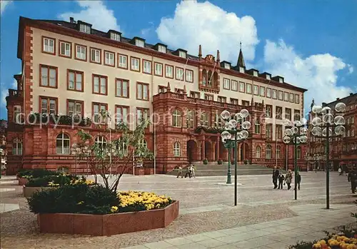 Wiesbaden Schlossplatz Rathaus Kat. Wiesbaden