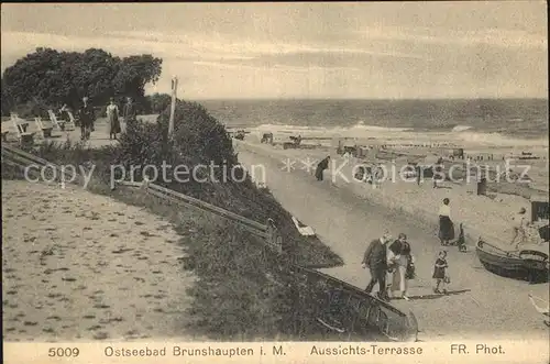 Brunshaupten Ostseebad mit Aussichts Terrasse Kat. Kuehlungsborn