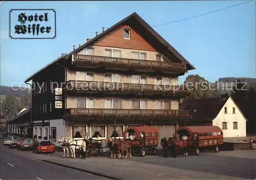 Nistertal Westerwald Gasthaus Pension Hotel Wiffer Pferdewagen Kat. Nistertal