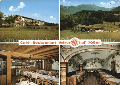 Aschau Chiemgau Cafe Pension Restaurant Seiserhof Kat. Aschau i.Chiemgau