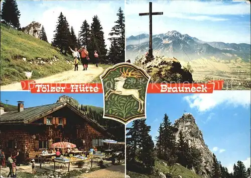 Brauneck Gipfelhaus Toelzer Huette Kat. Lenggries