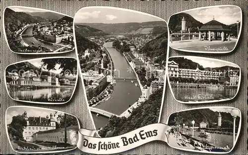 Bad Ems Lahnpartie Fliegeraufnahme  Roemerquelle Kat. Bad Ems