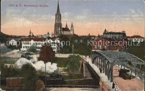 Ulm Donau Mohrenkopf Bruecke  Kat. Ulm