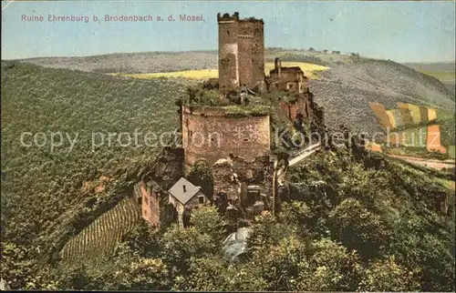 Brodenbach Ruine Ehrenburg Kat. Brodenbach