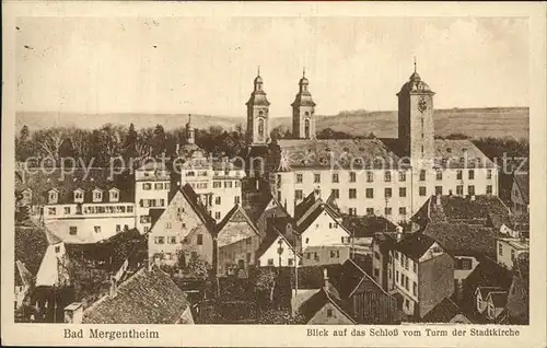 Bad Mergentheim Schloss Stadtkirche  Kat. Bad Mergentheim