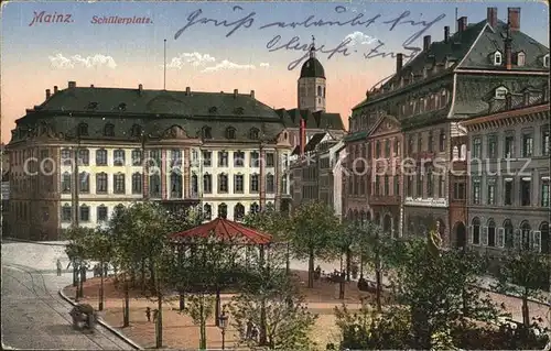 Mainz Rhein Schillerplatz
