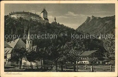 Aschau Chiemgau Schloss Hohenaschau Kirche Zeller Wand Kat. Aschau i.Chiemgau