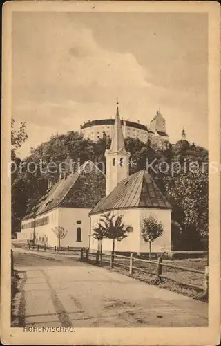 Hohenaschau Chiemgau Kirche und Schloss Kat. Aschau i.Chiemgau