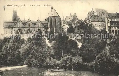 Marburg Lahn Universitaet und Schloss Kat. Marburg