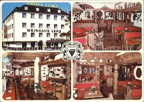 Koeln Rhein Hotel und Weinhaus Lenz Gastraeume Bar Kat. Koeln