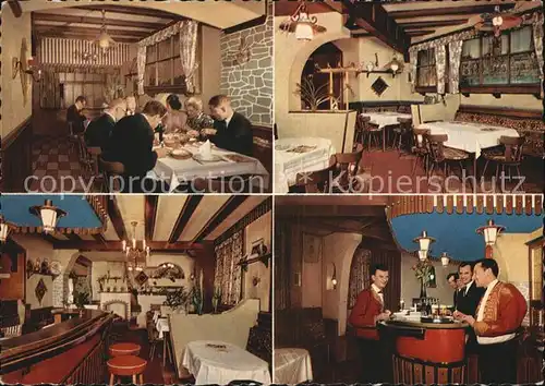 Koeln Rhein Balkan Restaurant Petro Grillstuben Gastraeume Theke Bar Kat. Koeln
