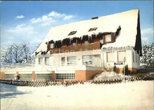 Hahnenklee Bockswiese Harz Haus Waldrausch Kat. Goslar