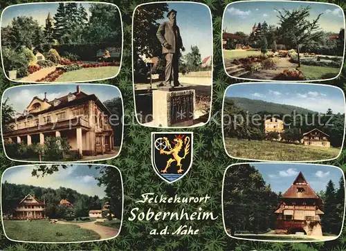 Sobernheim Bad Denkmal Kurpark Kurhaus Kat. Bad Sobernheim