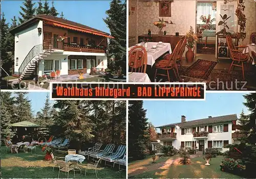 Bad Lippspringe Waldhaus Hildegard Kat. Bad Lippspringe