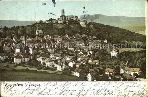 Koenigstein Taunus Gesamtansicht  Kat. Koenigstein im Taunus