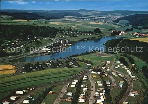 Kirchheim Hessen Campingplatz Seepark Fliegeraufnahme Kat. Kirchheim