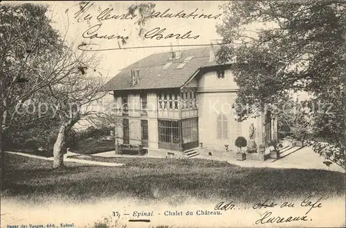 Epinal Vosges Chalet du Chateau Kat. Epinal