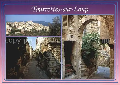 Tourrettes sur Loup Ortspartien Kat. Tourrettes sur Loup