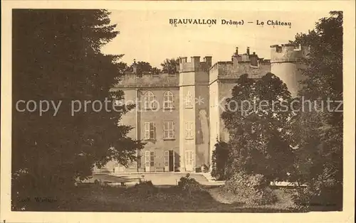 Beauvallon Chateau Schloss Kat. Beauvallon