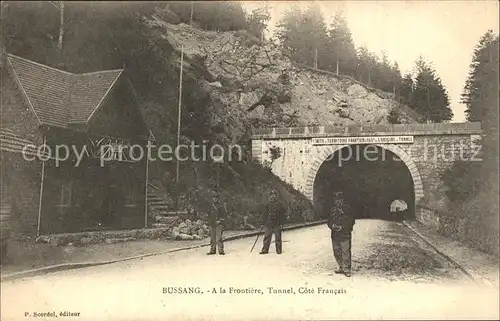 Bussang Vosges Frontiere Tunnel cote francais Kat. Bussang