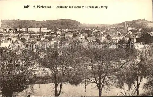 Perigueux Faubourg des Barris vue prise de Tourny Kat. Perigueux