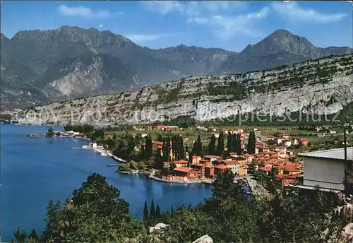 Torbole Lago di Garda Fliegeraufnahme Kat. Italien