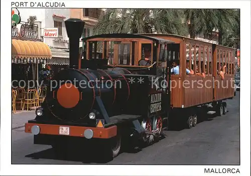 Alcudia Mallorca Port Stadtbahn Kat. Spanien