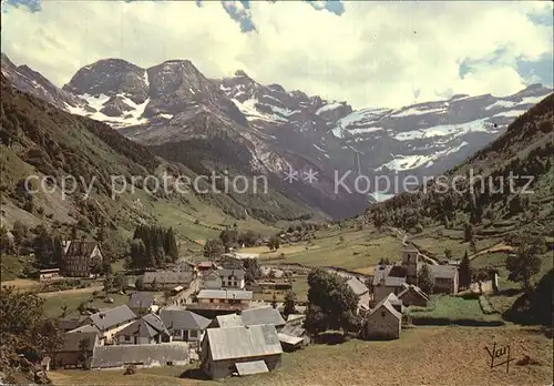 Gavarnie Hautes Pyrenees Teilansicht  Kat. Gavarnie