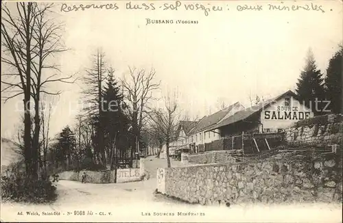 Bussang Vosges Les Sources Minerales Source Salmade Kat. Bussang