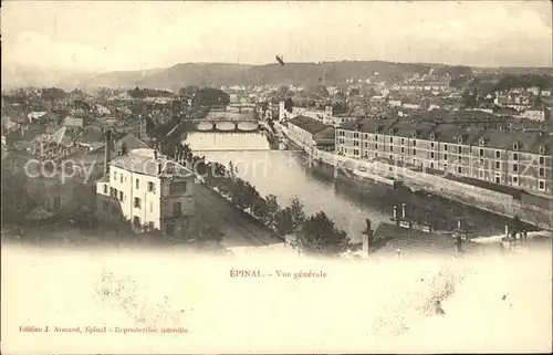 Epinal Vosges Vue generale Ponts Kat. Epinal