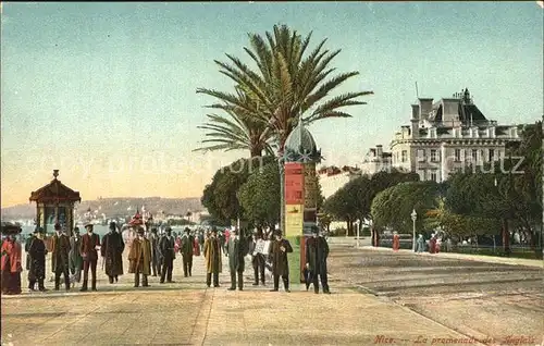 Nice Alpes Maritimes La Promenade des Anglais Palmiers Cote d Azur Kat. Nice